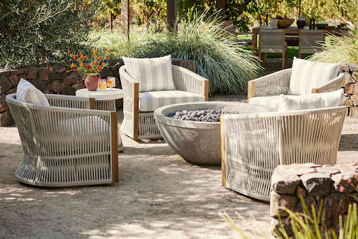 featured image of the blog titled "Top Trends in Patio Furniture for 2024"