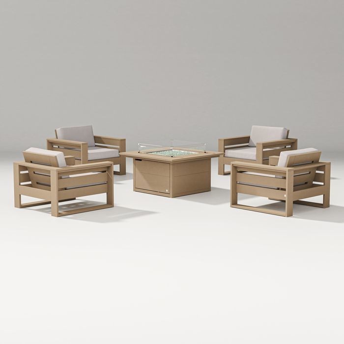 Latitude 5-piece Lounge Fire Table Set