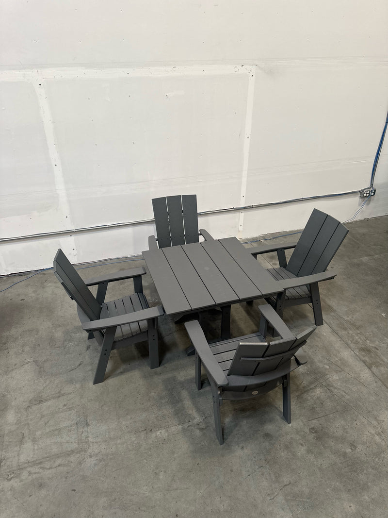 Modern Curveback 5pc. Dining Set