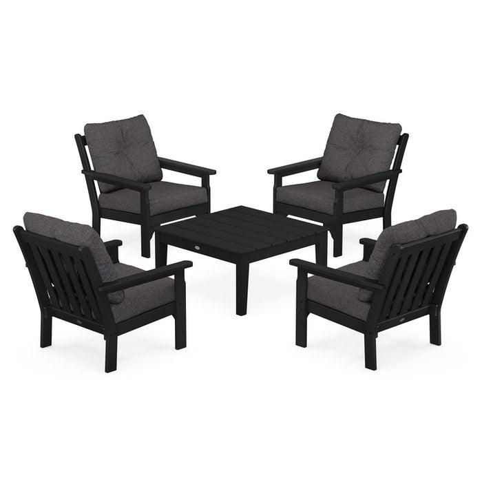 Vineyard 5-Piece Deep Seating Conversation Set