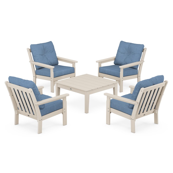 Vineyard 5-Piece Deep Seating Conversation Set